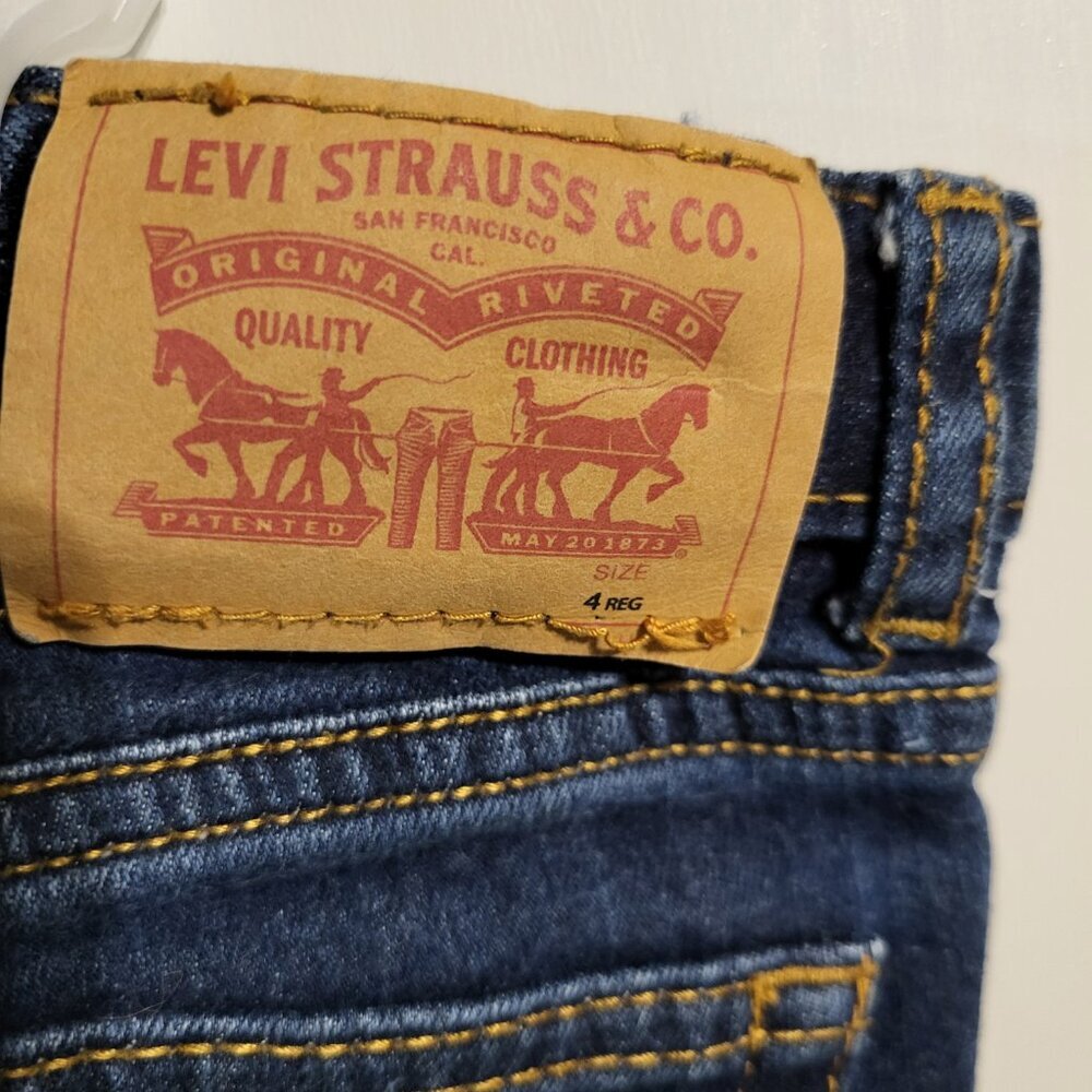 NWOT BOYS LEVIS 502 JEAN SHORTS SZ 4REG - Picture 3 of 7